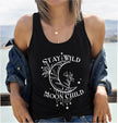 Stay Wild Moon Child Racerback Tank Top