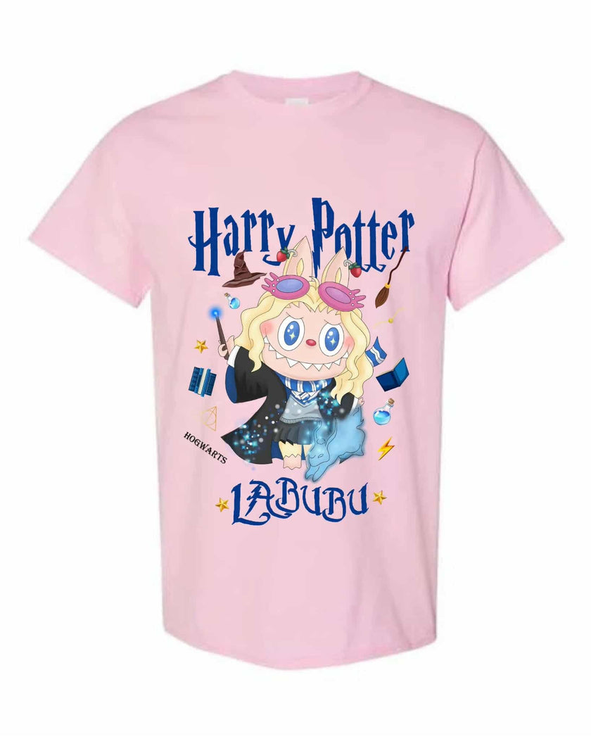 [kid size] Harry Potter Labubu T-Shirt – Cute Wizard Graphic Tee, 100% Cotton