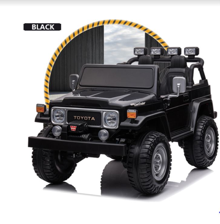 2026 24V Toyota FJ-40 4X4 2 Seater Kids Ride On Car with Remote Control DELUXE