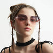 Diamond Cut Edge High-end Sunglasses For Women