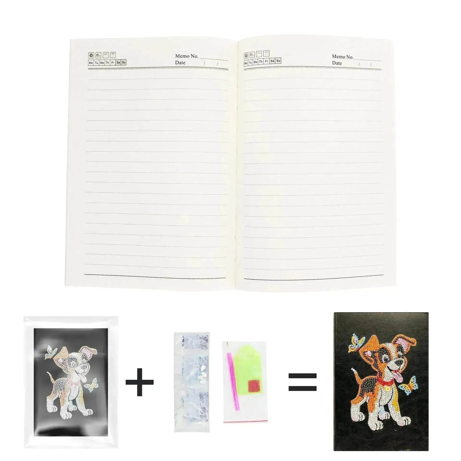Diamond painting notebook