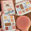 Diary Notebook Best Six color Eyeshadow Palette
