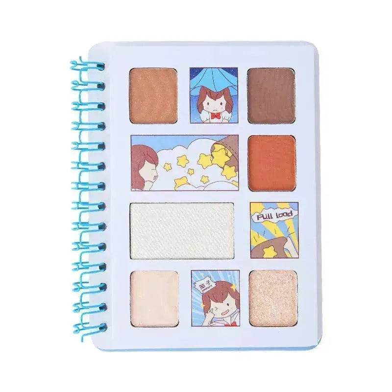 Diary Notebook Best Six color Eyeshadow Palette