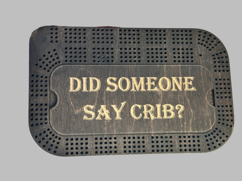 Compact Design Personalized Cribbage Board