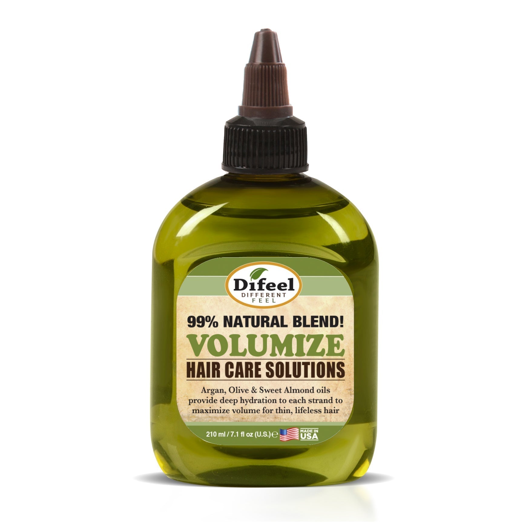 DIFEEL 99% Natural Hair Care Solutions - Volumize Hair Oil 7.1 oz.