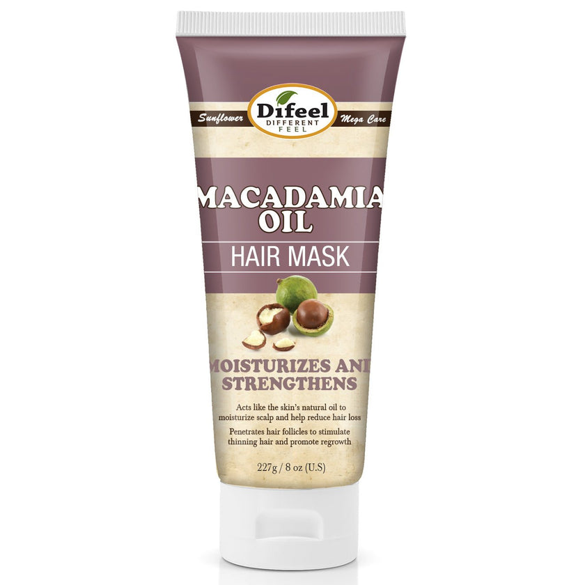 DIFEEL MACADAMIA OIL PREMIUM HAIR MASK 8OZ