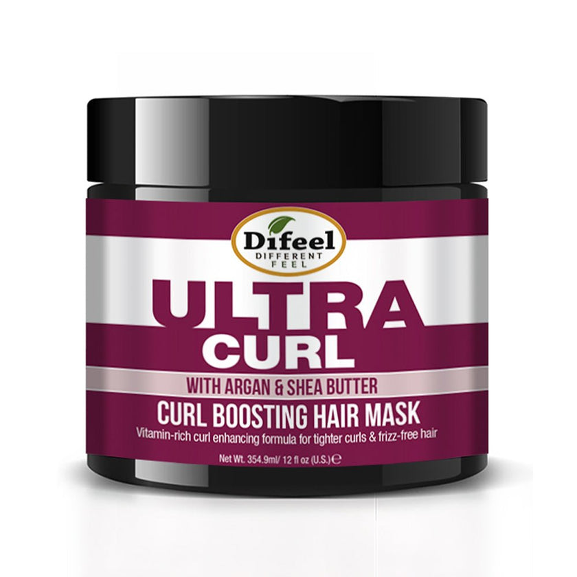 DIFEEL Ultra Curl with Argan & Shea Butter - Curl Boosting Hair Mask 12 oz.