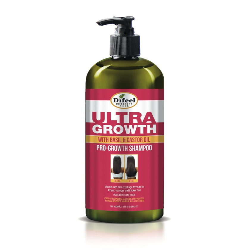 DIFEEL ULTRA GROWTH W/ BASIL & CASTOR OIL PRO-GROWTH SHAMPOO 33.8OZ