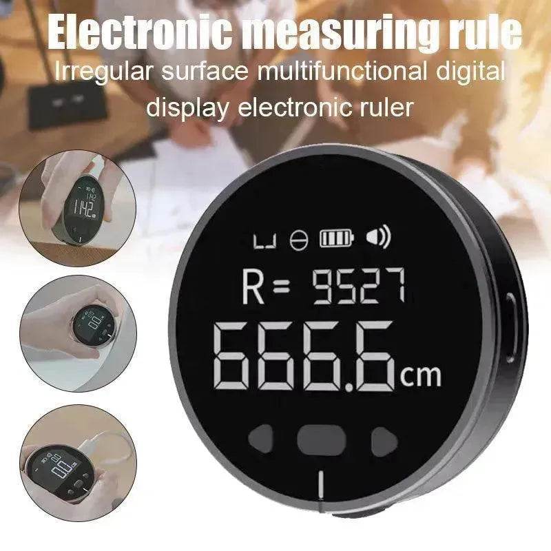 Digital Distance Measuring Instrument Electronic Measuring Ruler Tape Measure High Definition Digital LCD High Precision Electronic Measuring Ruler Tool