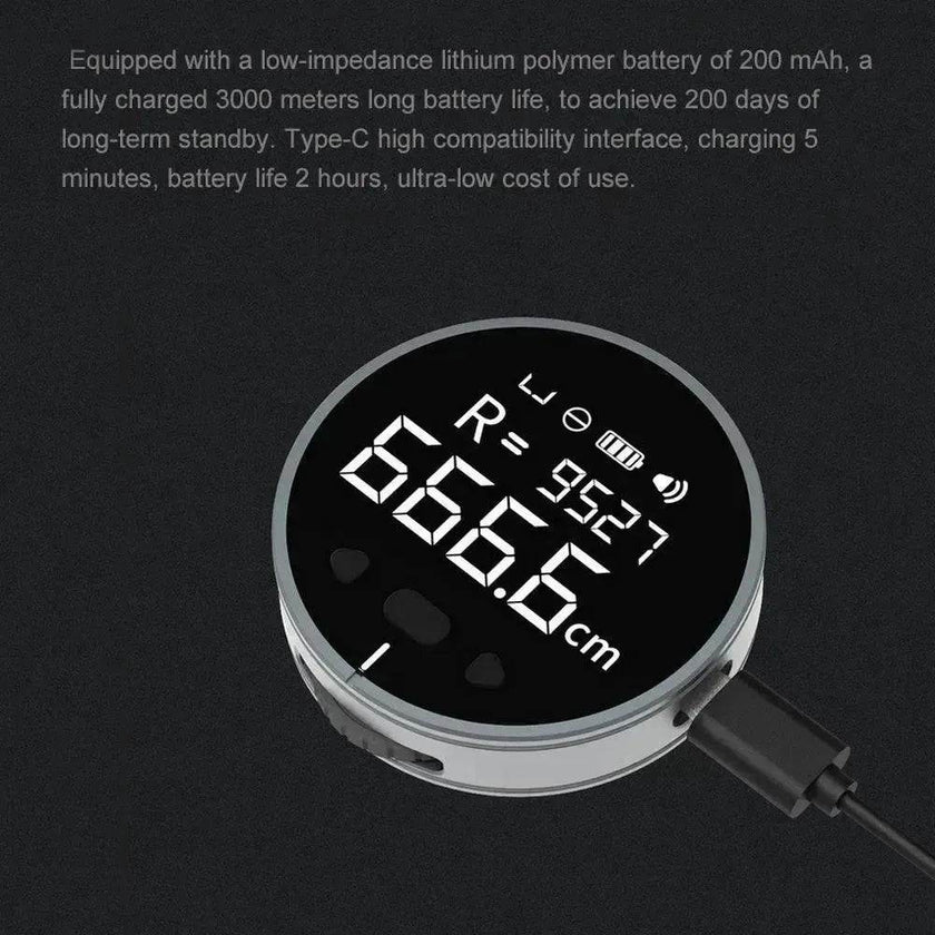 Digital Distance Measuring Instrument Electronic Measuring Ruler Tape Measure High Definition Digital LCD High Precision Electronic Measuring Ruler Tool