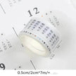 Digital Hand Account Tape Sticker Time Management Month Week