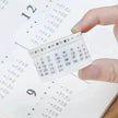 Digital Hand Account Tape Sticker Time Management Month Week