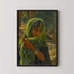 Dinet - The Girl in the Green Scarf | Famous Orientalist Art (available handframed or unframed)
