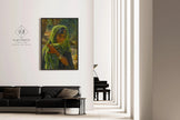 Dinet - The Girl in the Green Scarf | Famous Orientalist Art (available handframed or unframed)