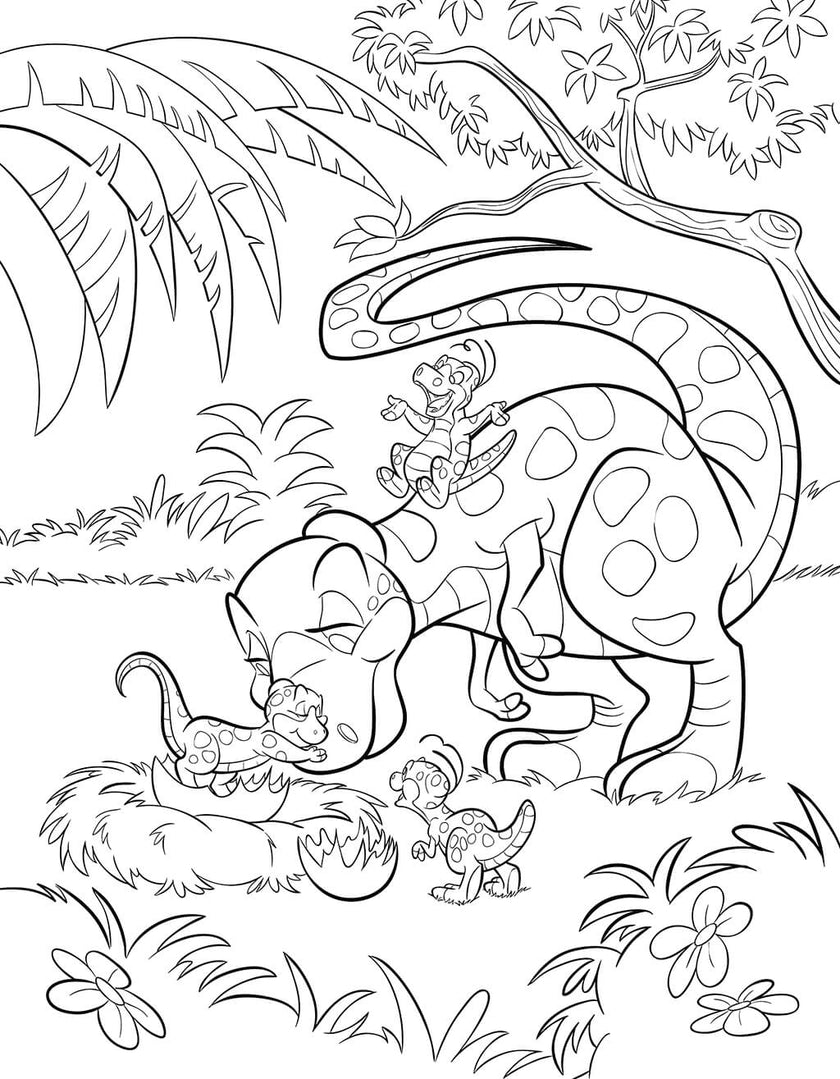 Dinosaur Coloring Book (Spiral Edition)