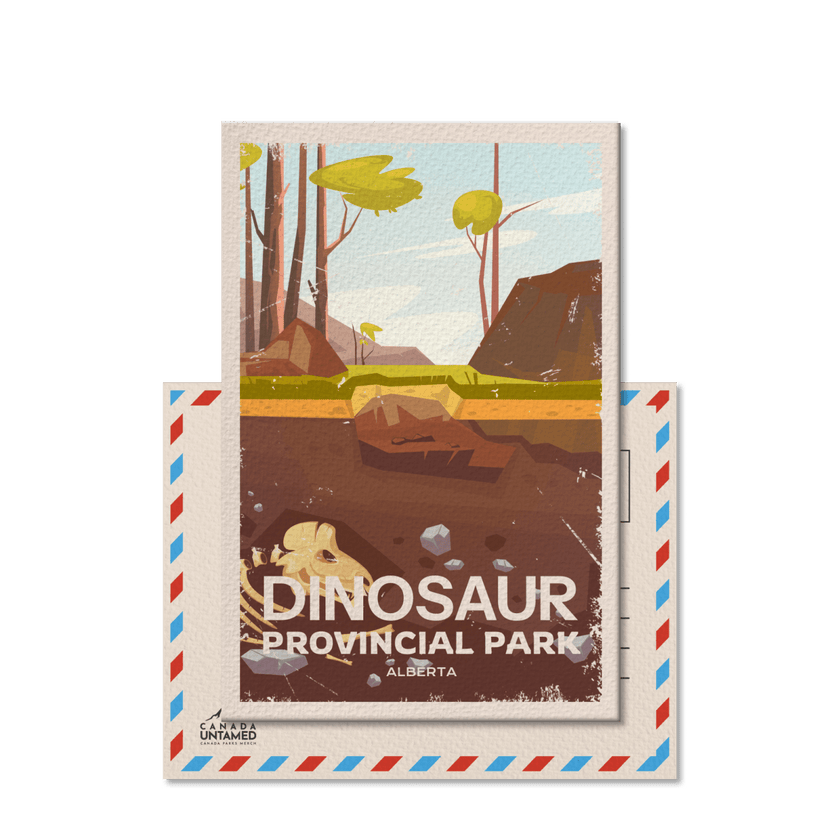 Dinosaur Alberta Provincial Park Postcard, Canada Parks