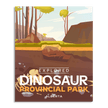 Dinosaur Provincial Park 'Explored' Poster, Canada Parks