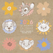 Disney Classics Official 2026 Square Calendar