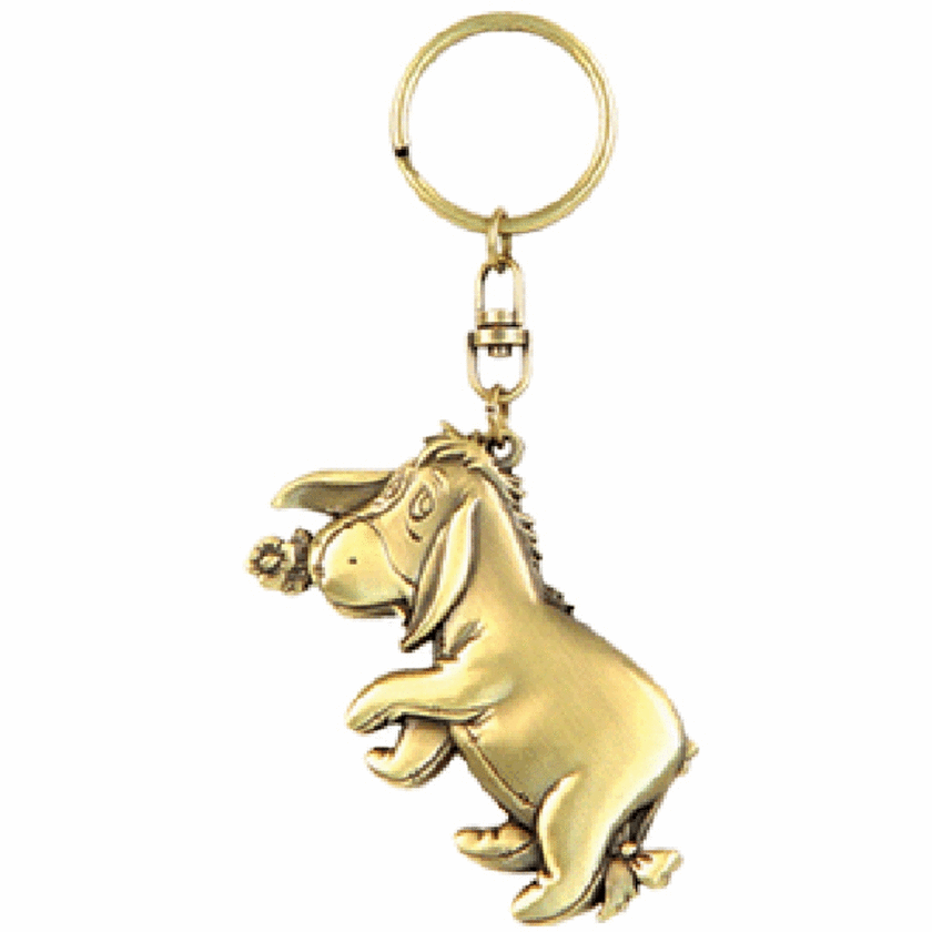 Disney Eeyore Brass Keychain
