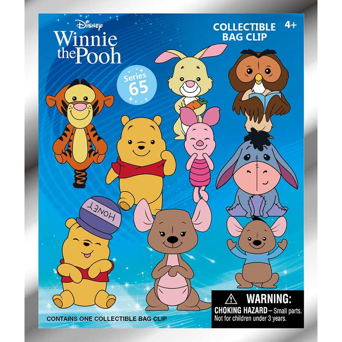Disney Winne the Pooh Series 65 Mystery 3D Foam Bag Clip