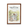 Disney Winnie the Pooh Happy Sort of Day Framed Wood Wall Decor