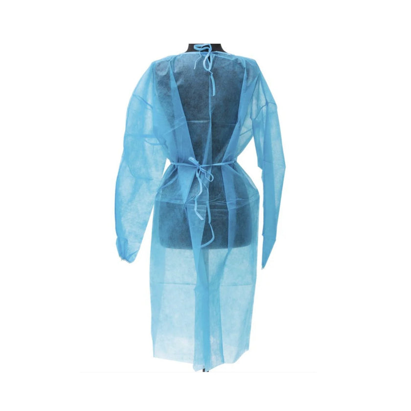 Disposable Isolation Gowns Elastic Cuff - 100/pk