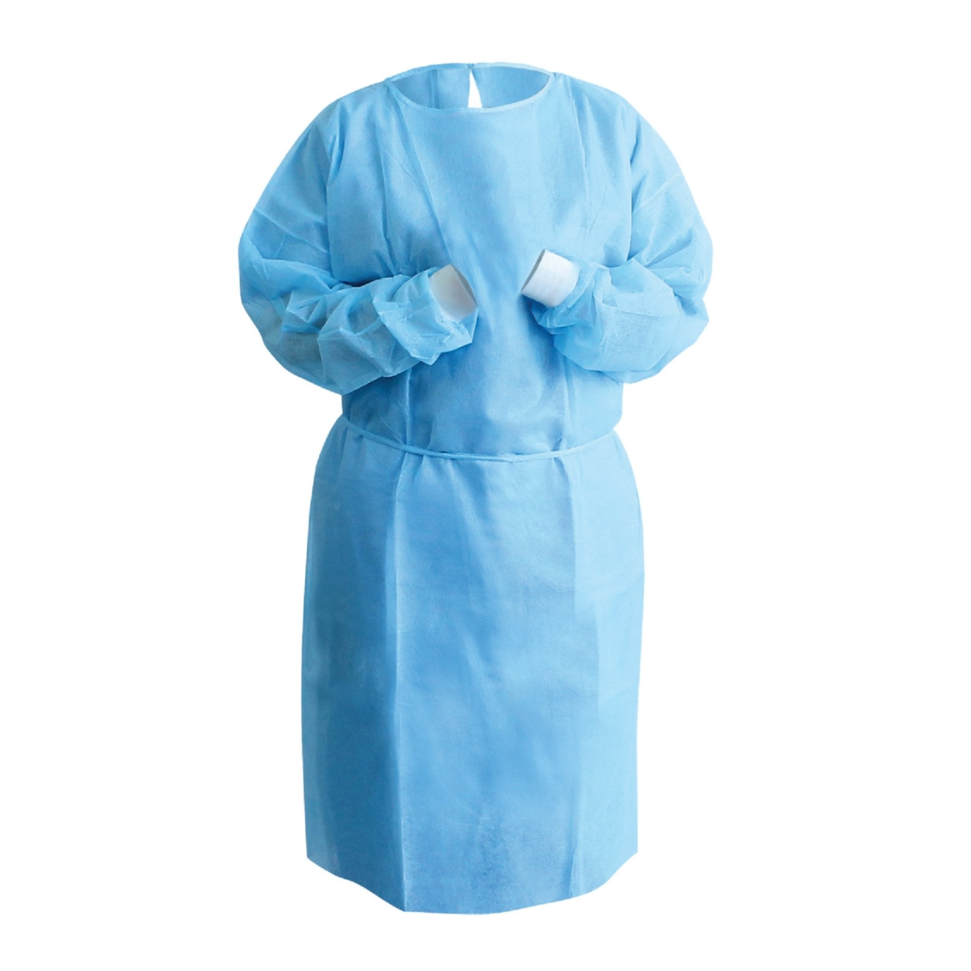 Disposable Premium Isolation Gown Knitted Cuff - 100/pk