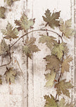 Distressed Maple Leaves Garland