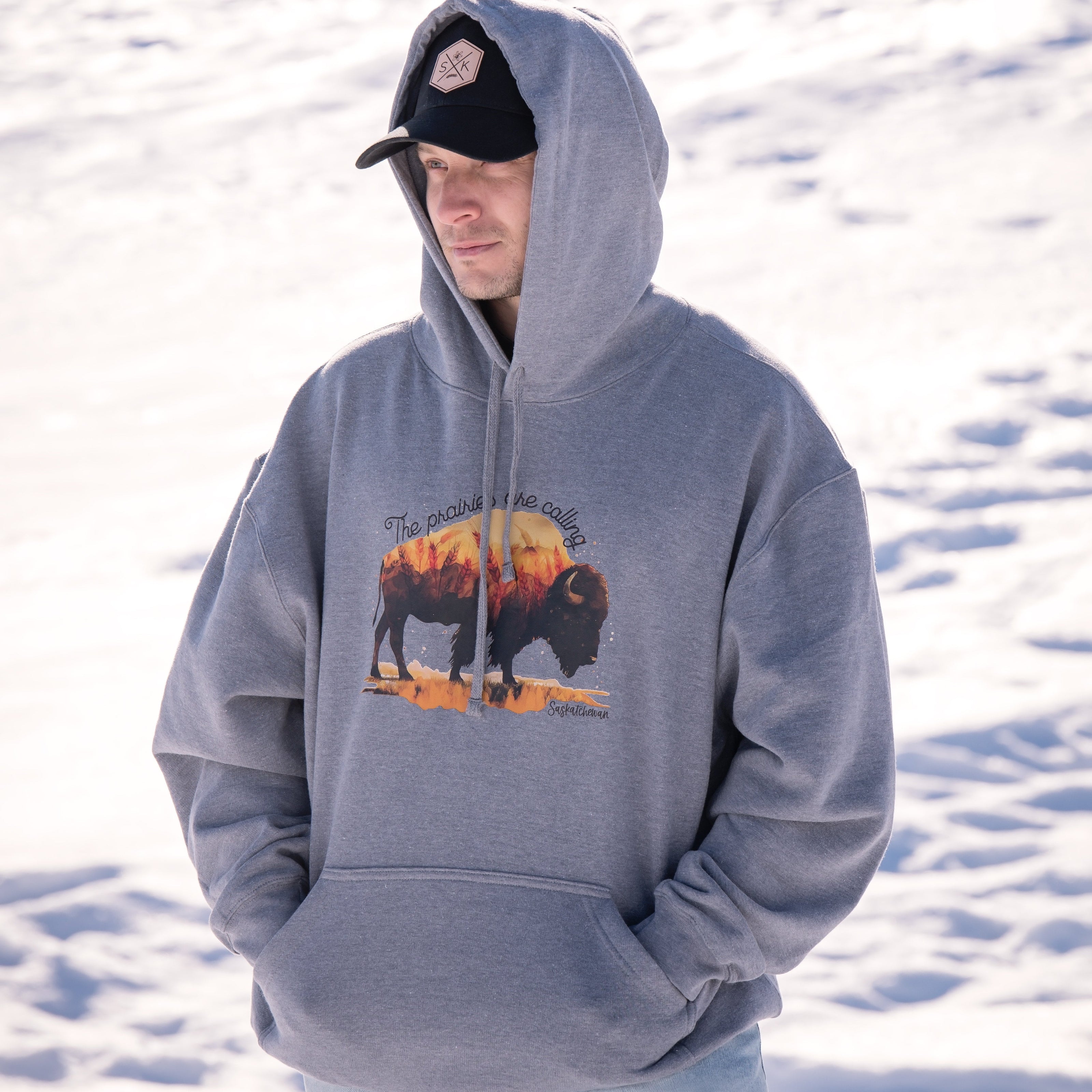 The Prairies Are Calling Saskatchewan Hoodie