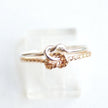 Double Knot Ring Mixed Metal