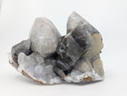 Dogtooth Calcite with Dendritic Inclusions and Sugar Sphalerite – Fujian, China