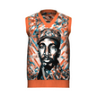 Thomas Sankara Orange Knitted Vest