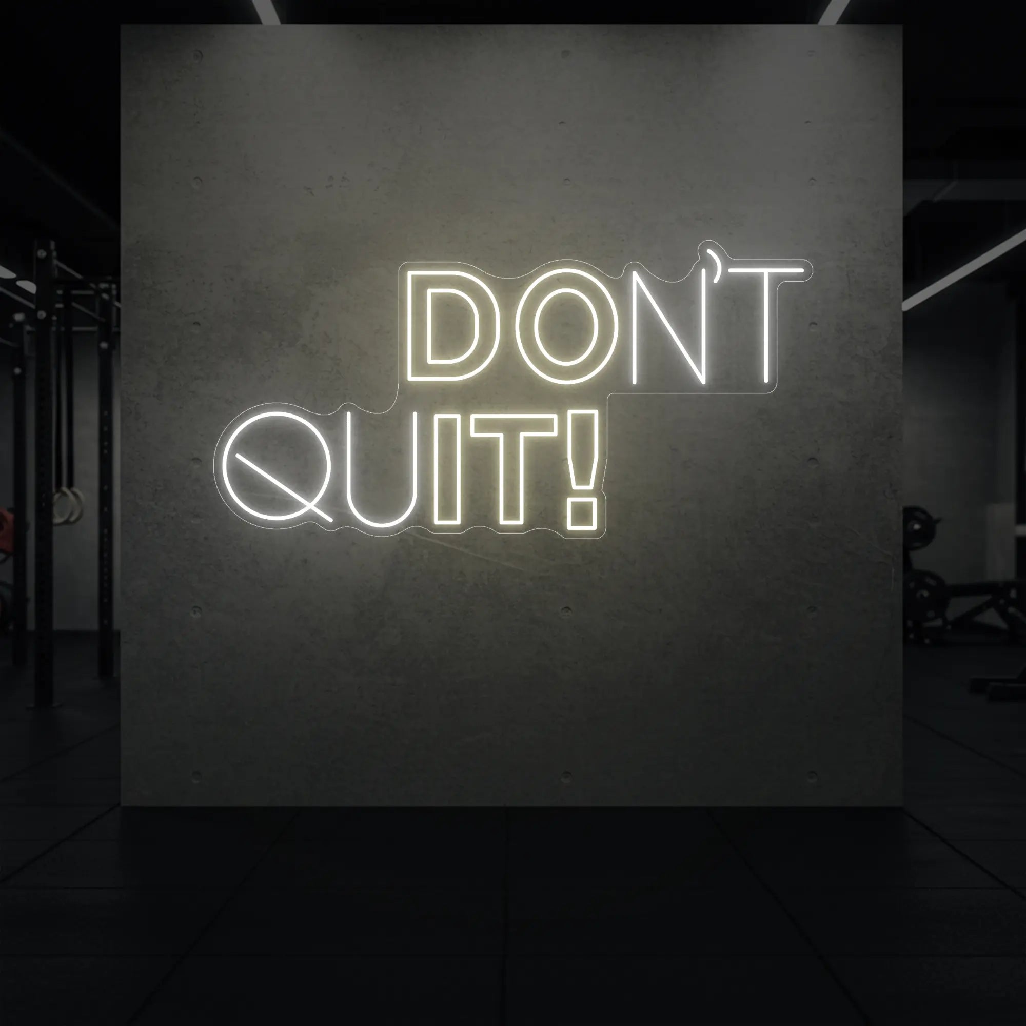 DON'T QUIT! Neon Sign
