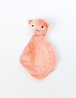 Mini Cat Baby Blankie - Coral - Veille sur toi