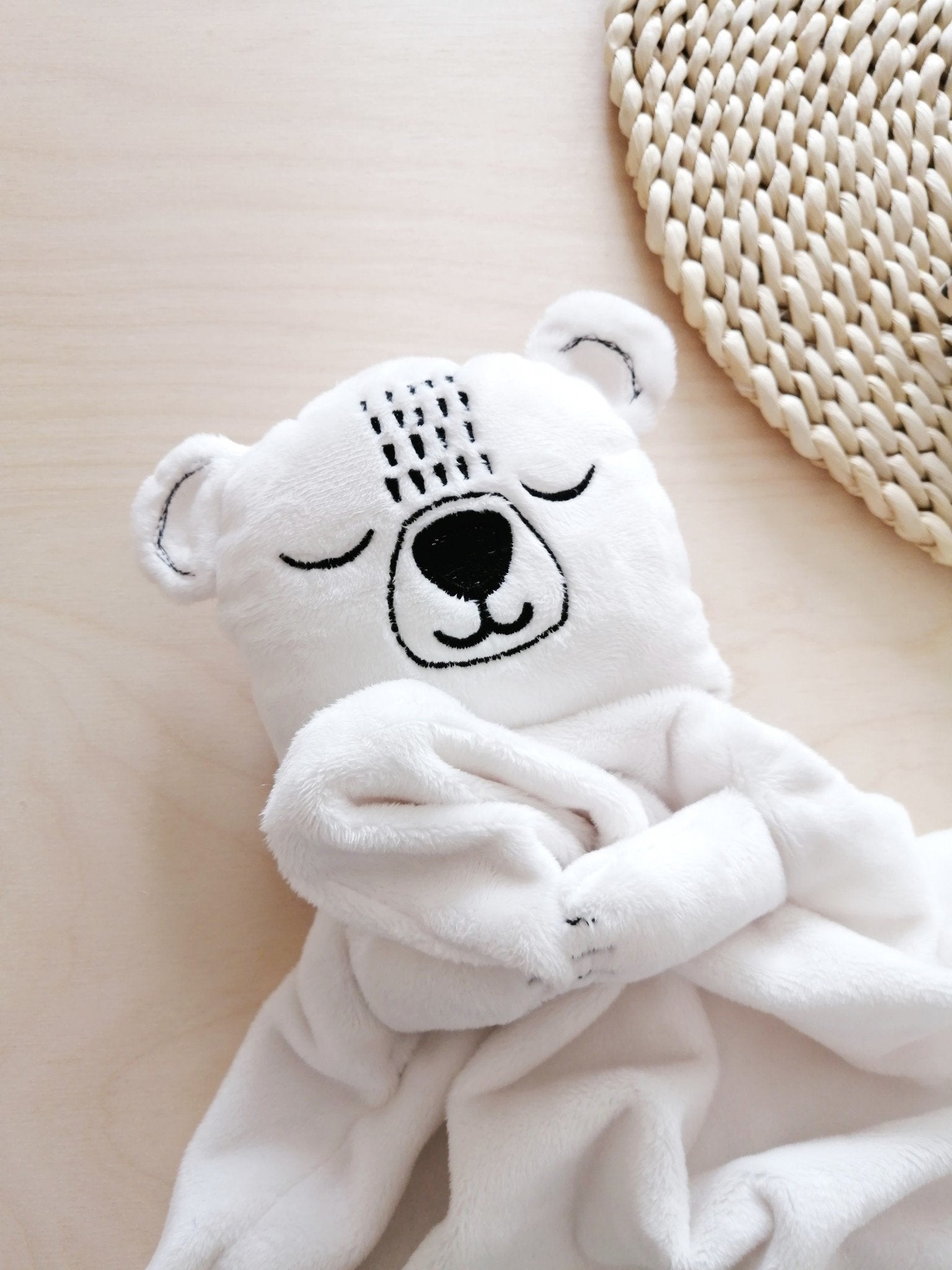 Polar Bear Baby Blankie - Boris - Veille sur toi