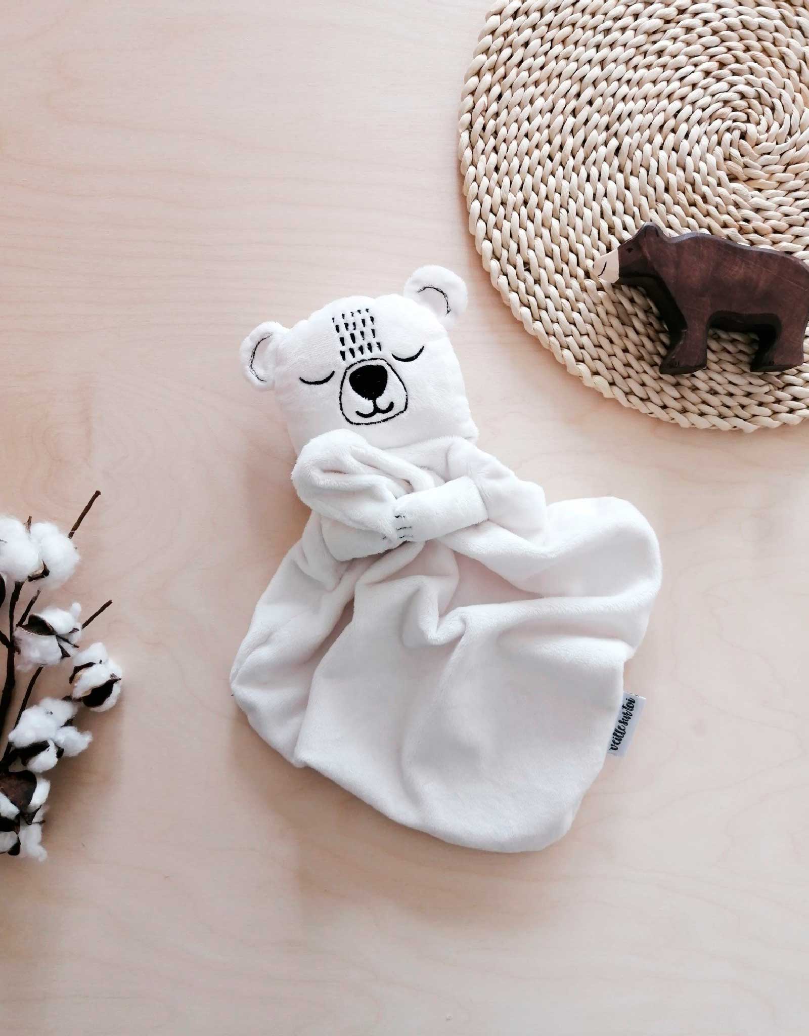 Polar Bear Baby Blankie - Boris - Veille sur toi
