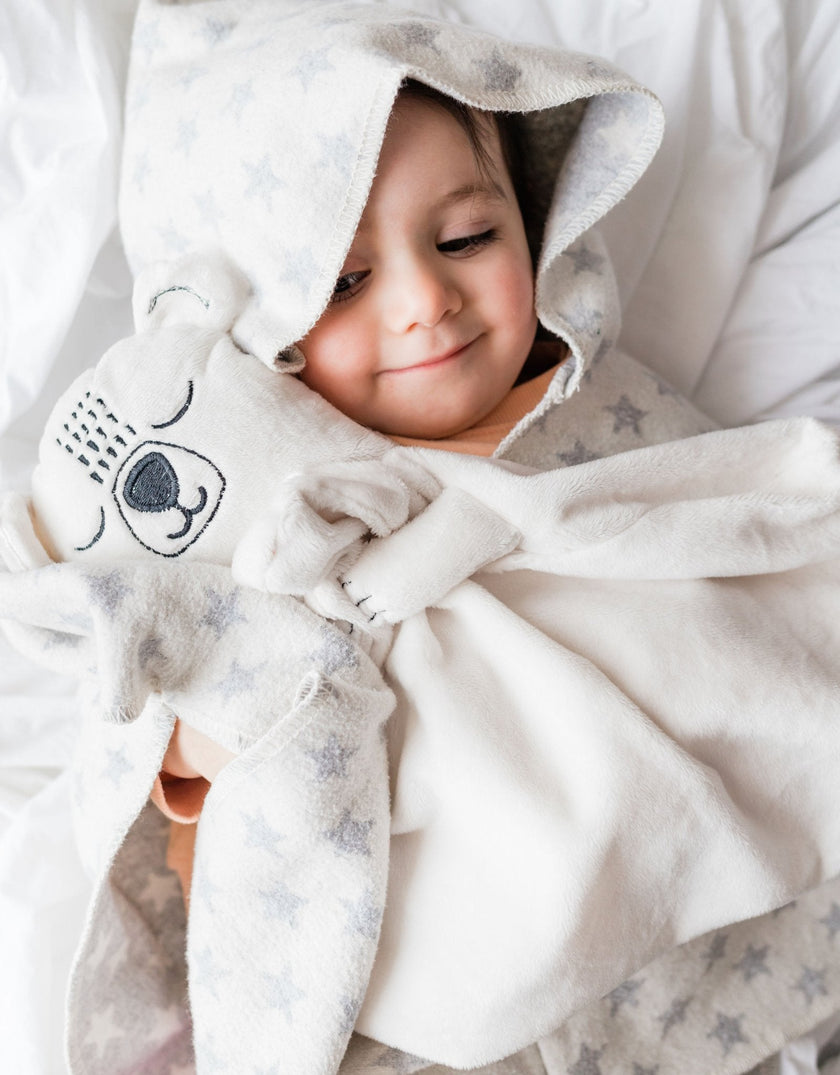Polar Bear Baby Blankie - Boris - Veille sur toi