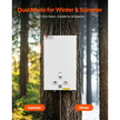Portable Propane Water Heater 10L Tankless with Accessory Regulator