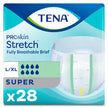 TENA Stretch Super Briefs, Incontinence, Disposable, Heavy Absorbency, Large/ XL, 28 Count, 28 Packs, 28 Total