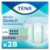 TENA Stretch Super Briefs, Incontinence, Disposable, Heavy Absorbency, Large/ XL, 28 Count, 28 Packs, 28 Total