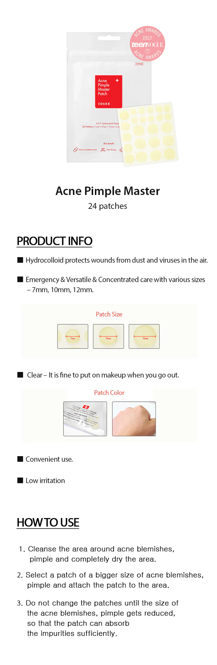 COSRX Master Patch 1 Pack ( 24 Patches )