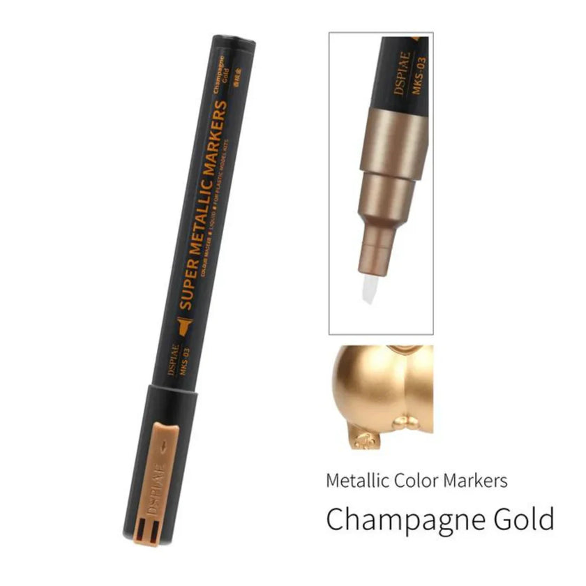 DSPIAE Super Metallic Color Markers - Champagne Gold