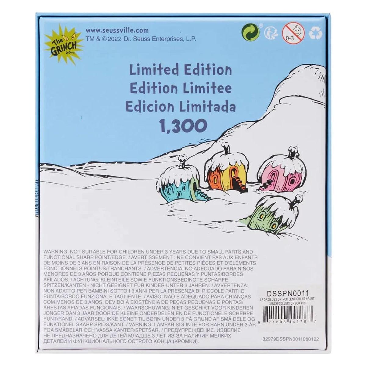 Dr Seuss Grinch Lenticulalr Heart 3
