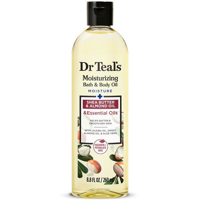 DR TEAL'S BATH & BODY OIL SHEA BUTTER OIL 8.8OZ