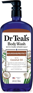 DR TEAL'S BODY WASH COCONUT OIL 24OZ