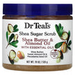 DR TEAL'S Shea Sugar Scrub, Shea Butter & Almond Oil with Essential Oils 19 oz
