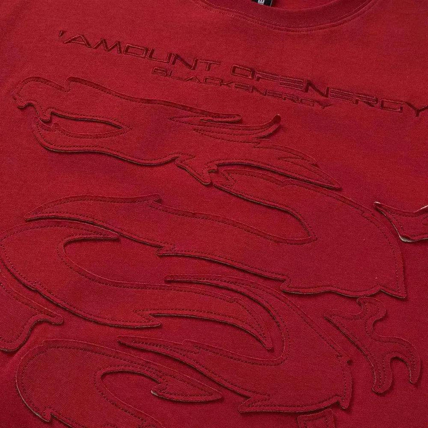 Dragon Paste Cloth Embroidery Short Sleeve
