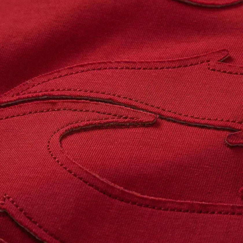 Dragon Paste Cloth Embroidery Short Sleeve