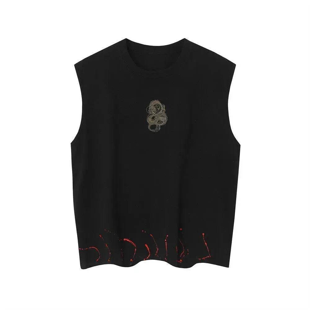 Dragon Totem Printed Waistcoat