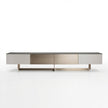 Drammen Brushed Metal Media Console